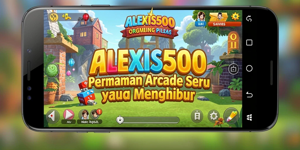 Tampilan gameplay utama ALEXIS500 dengan aksi seru dalam permainan Arcade.