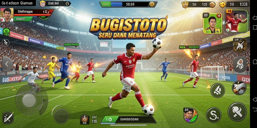 Tangkapan layar BUGISTOTO menampilkan aksi seru dalam pertandingan olahraga.