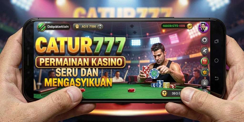 Tampilan gameplay kasino yang mengasyikkan di CATUR777.