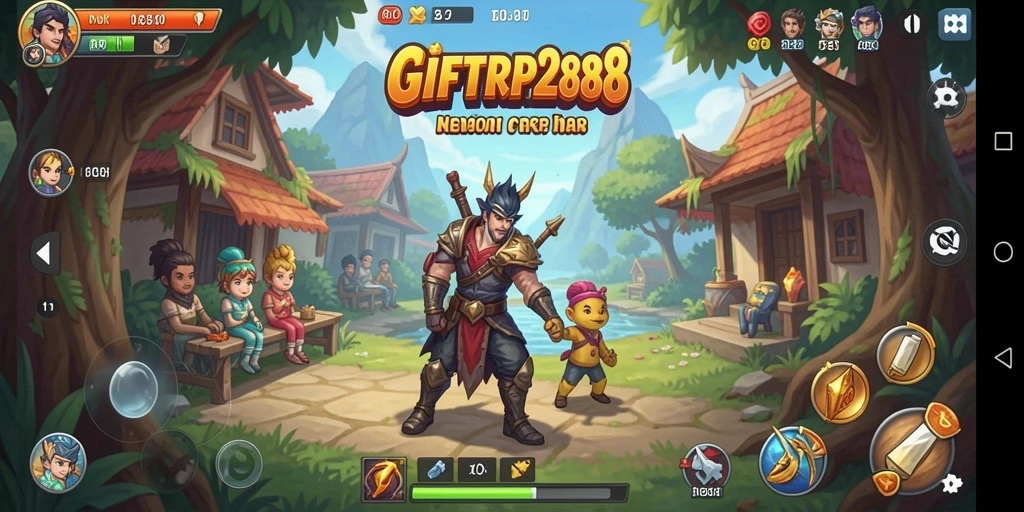 Tampilan gameplay strategis yang mendebarkan di GIFTRP288.