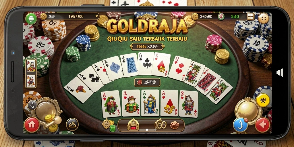 Tampilan gameplay QiuQiu yang seru dan menantang.
