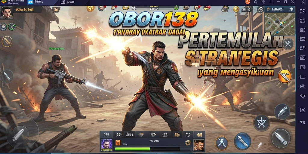 Screenshot OBOR138 menampilkan aksi pertempuran yang mendebarkan dalam TPS.