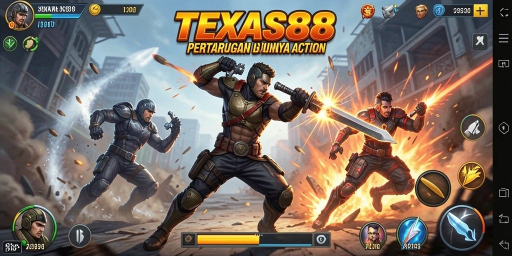 Gameplay seru dalam TEXAS88 dengan aksi yang mendebarkan.