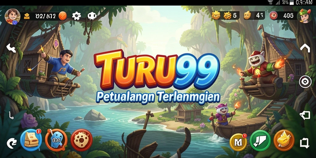 Tangkapan layar dari gameplay TURU99 yang penuh petualangan.