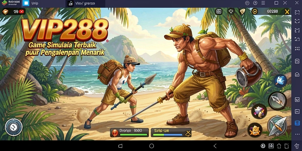 Tampilan menarik dari gameplay VIP288 dengan elemen simulasi yang interaktif.