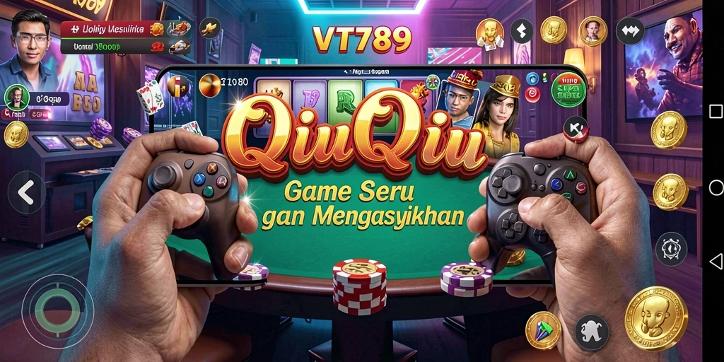 Tangkapan layar gameplay QiuQiu dari VT789 yang menegangkan.
