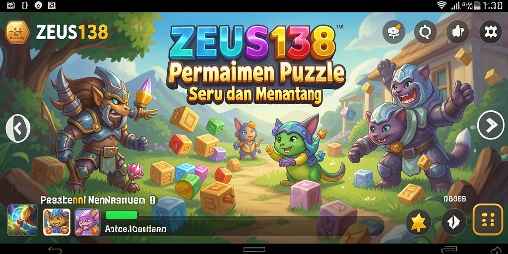 Gameplay menantang ZEUS138 dalam puzzle yang seru.